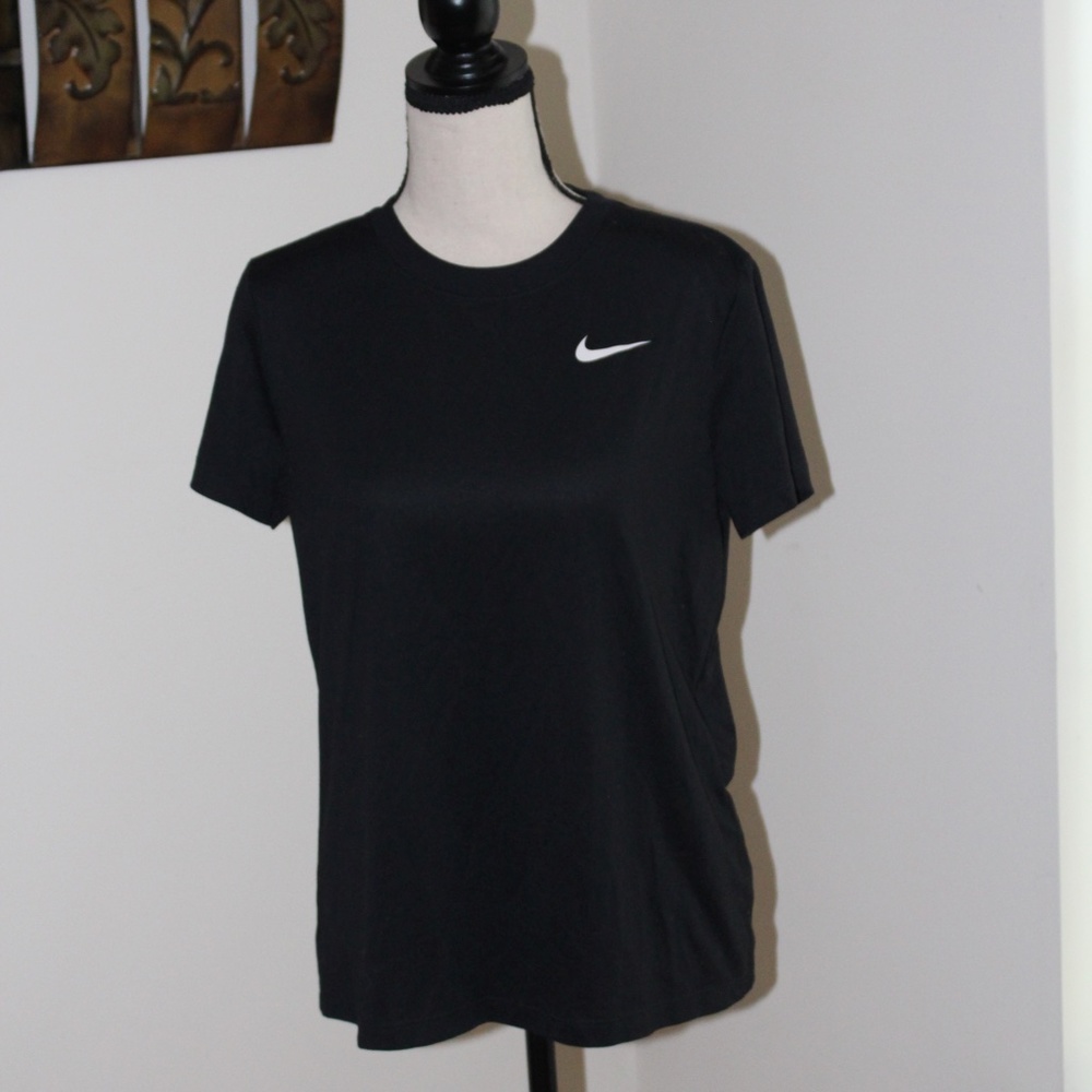 Nike, Dri Fit short sleeve black shirt ....